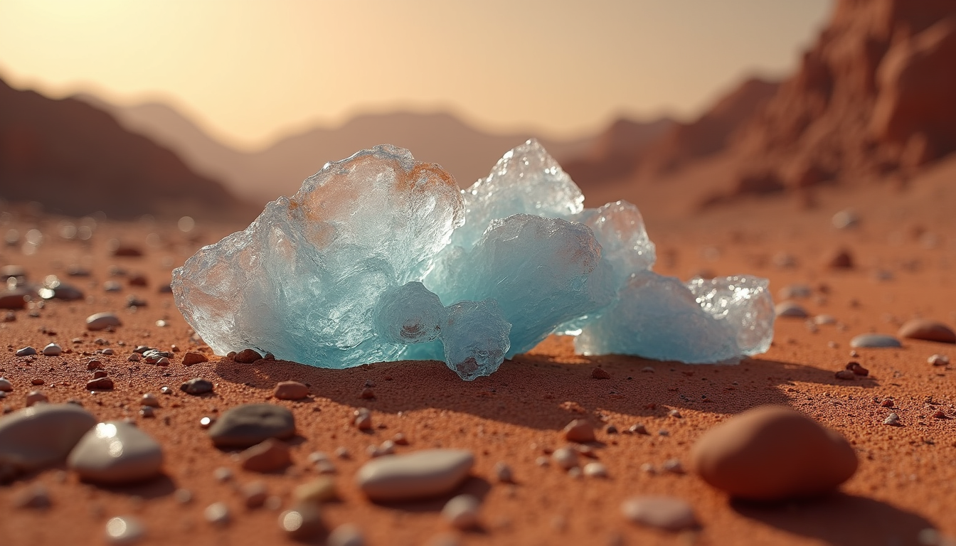 Investigating the Secrets of Mars Ice Cores: Alien Microbes or Martian Minerals