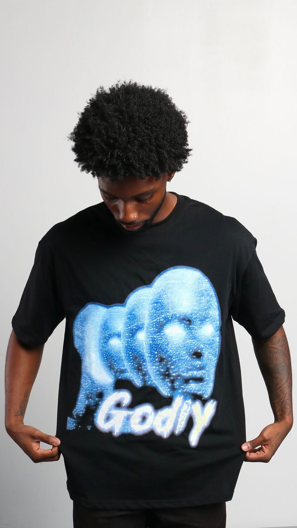 Godly "Faces" Oversize Tee