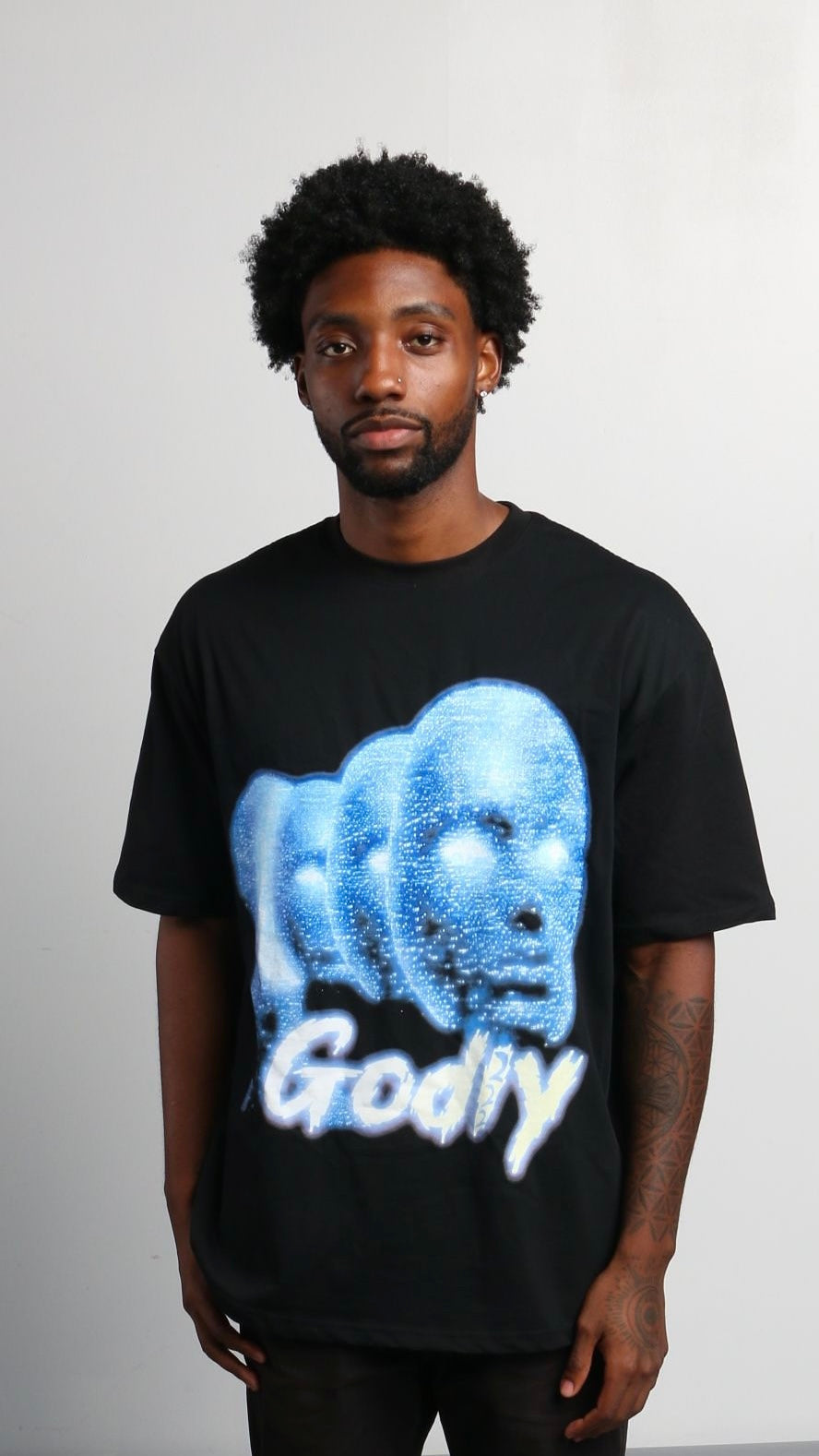 Godly "Faces" Oversize Tee