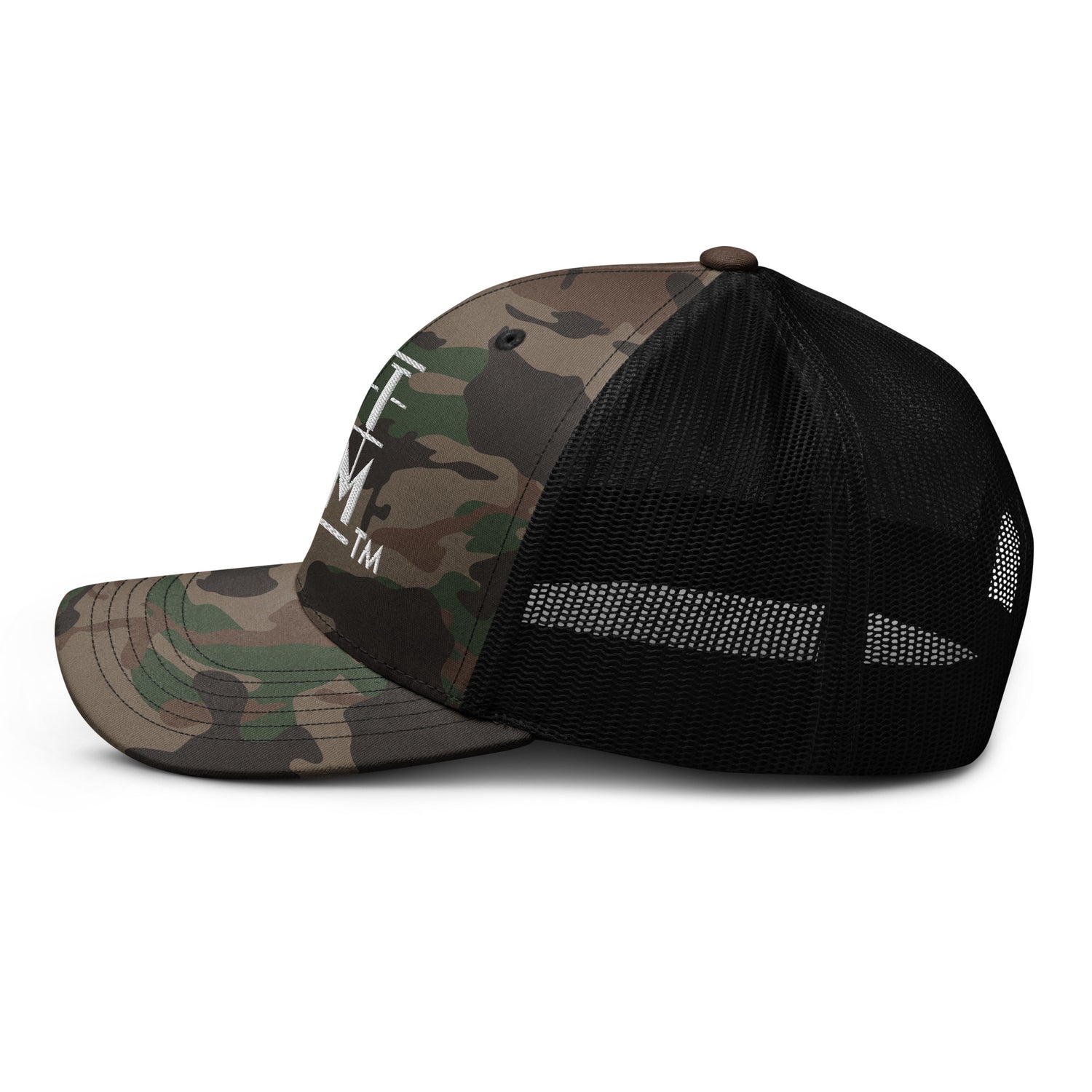 "CONSCIOUS THOUGHT..."  Camouflage trucker hat  {{TRADEMARKED}}™️