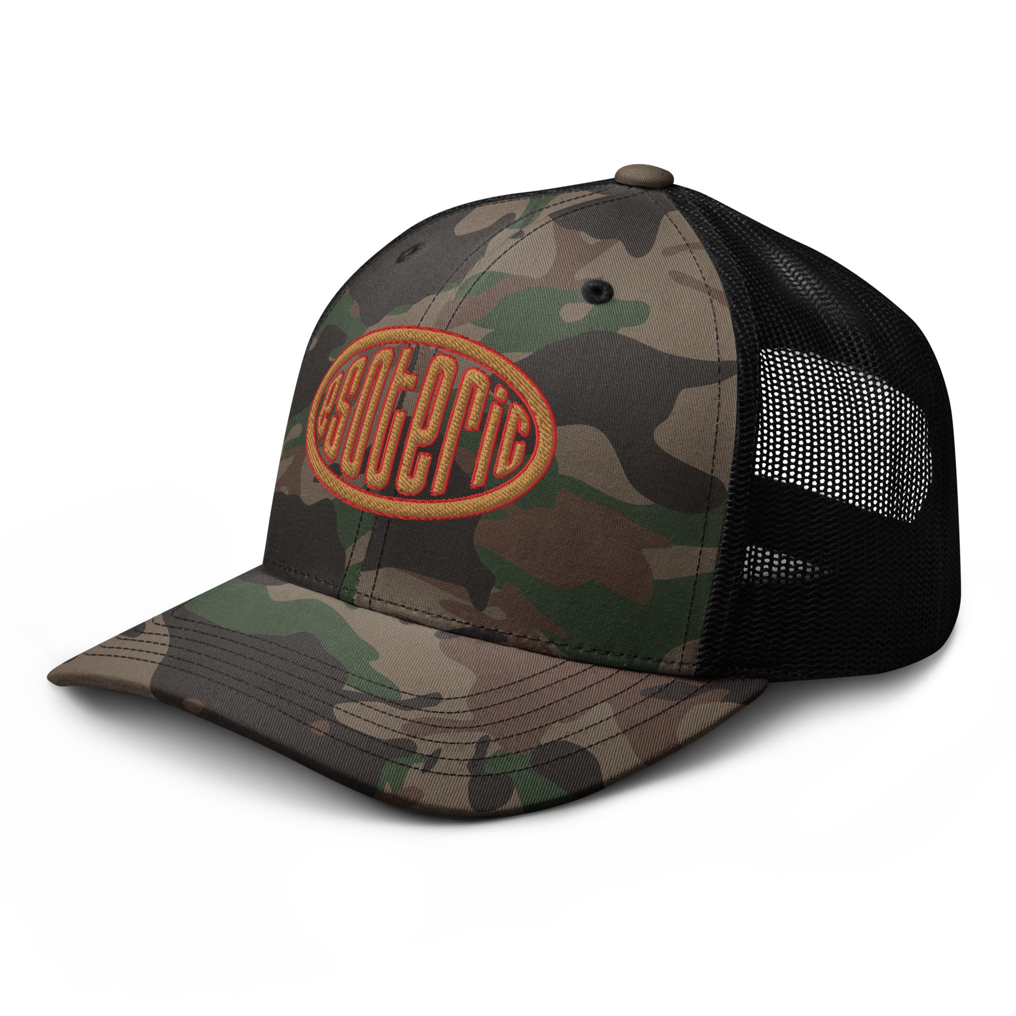 Esoteric Camouflage trucker hat {{TRADEMARKED}}™️