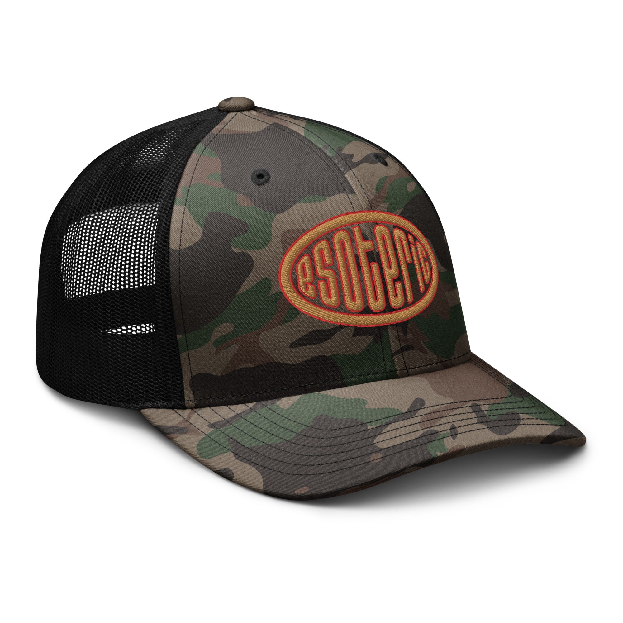 Esoteric Camouflage trucker hat {{TRADEMARKED}}™️