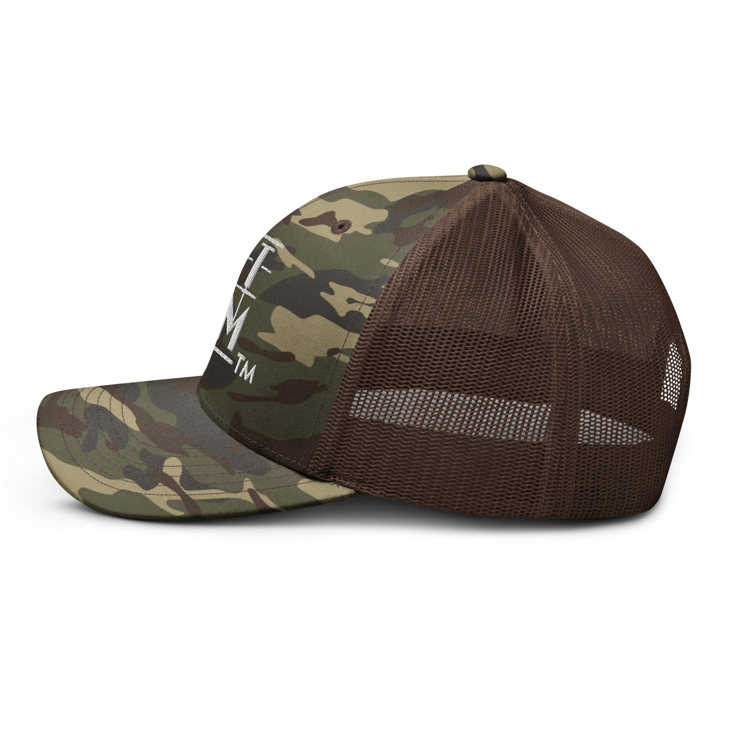 "CONSCIOUS THOUGHT..."  Camouflage trucker hat  {{TRADEMARKED}}™️