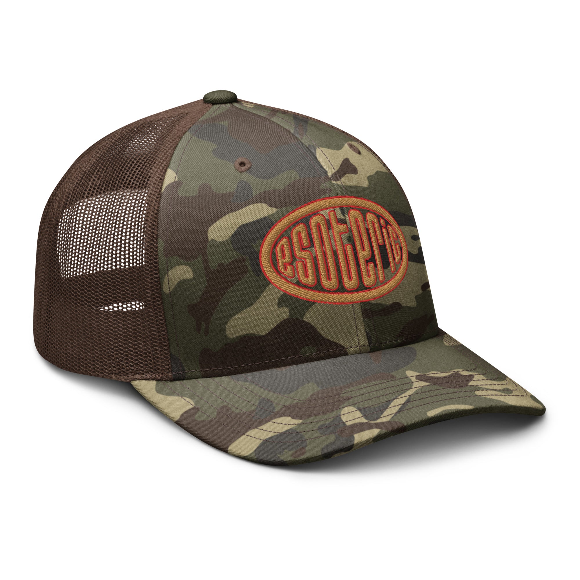 Esoteric Camouflage trucker hat {{TRADEMARKED}}™️