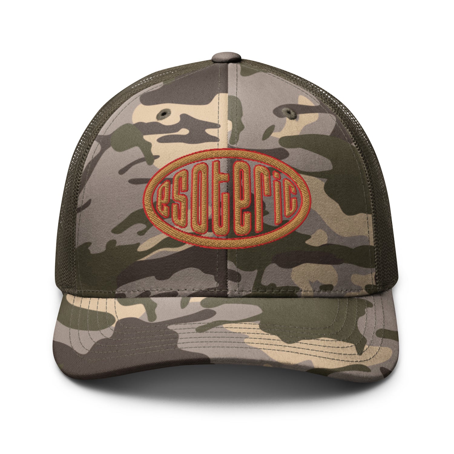Esoteric Camouflage trucker hat {{TRADEMARKED}}™️