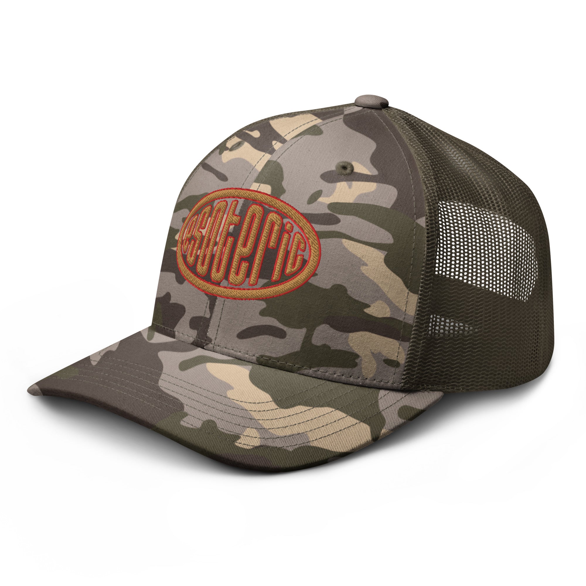Esoteric Camouflage trucker hat {{TRADEMARKED}}™️