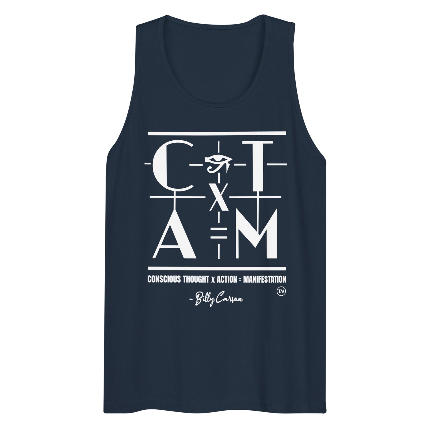 "CONSCIOUS THOUGHT..."  Men’s premium tank top {{TRADEMARKED}}™️