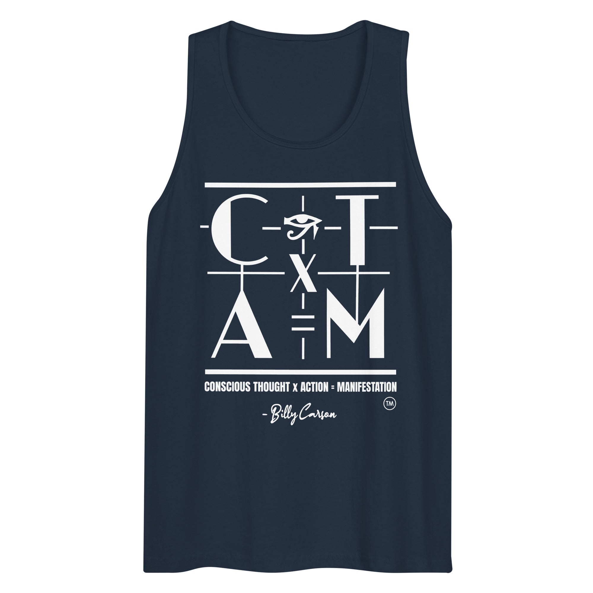 "CONSCIOUS THOUGHT..." Men’s premium tank top {{TRADEMARKED}}™️