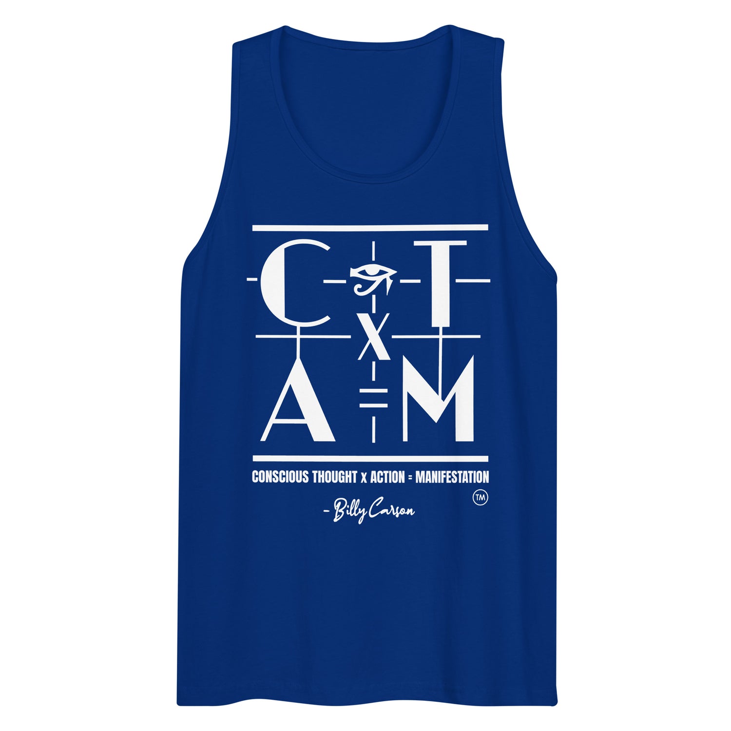 "CONSCIOUS THOUGHT..."  Men’s premium tank top {{TRADEMARKED}}™️