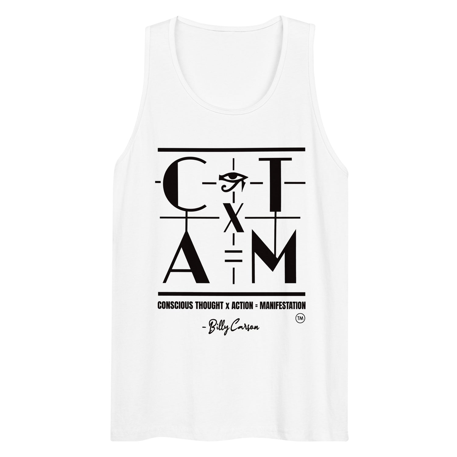 "CONSCIOUS THOUGHT..."  Men’s premium tank top {{TRADEMARKED}}™️