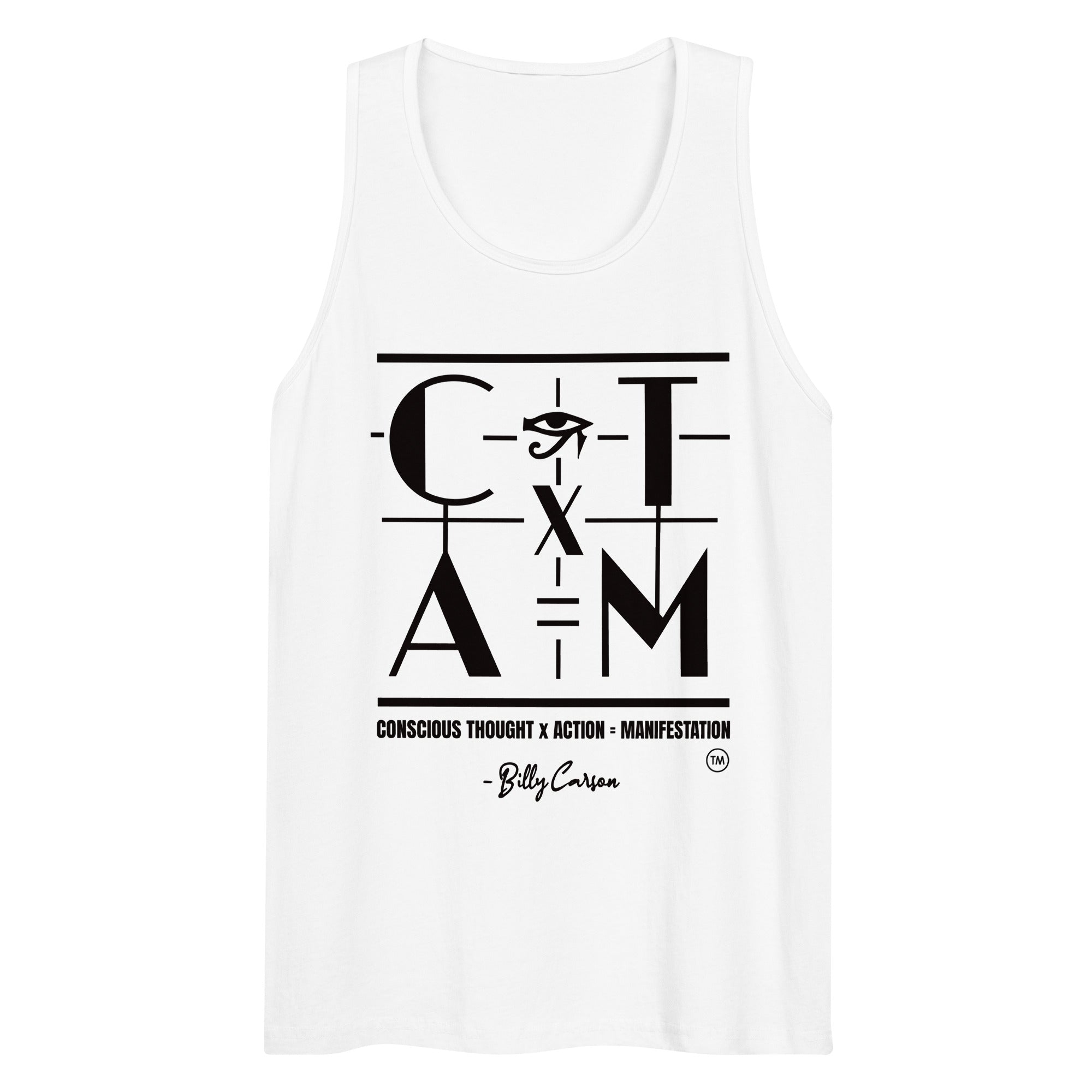 "CONSCIOUS THOUGHT..." Men’s premium tank top {{TRADEMARKED}}™️