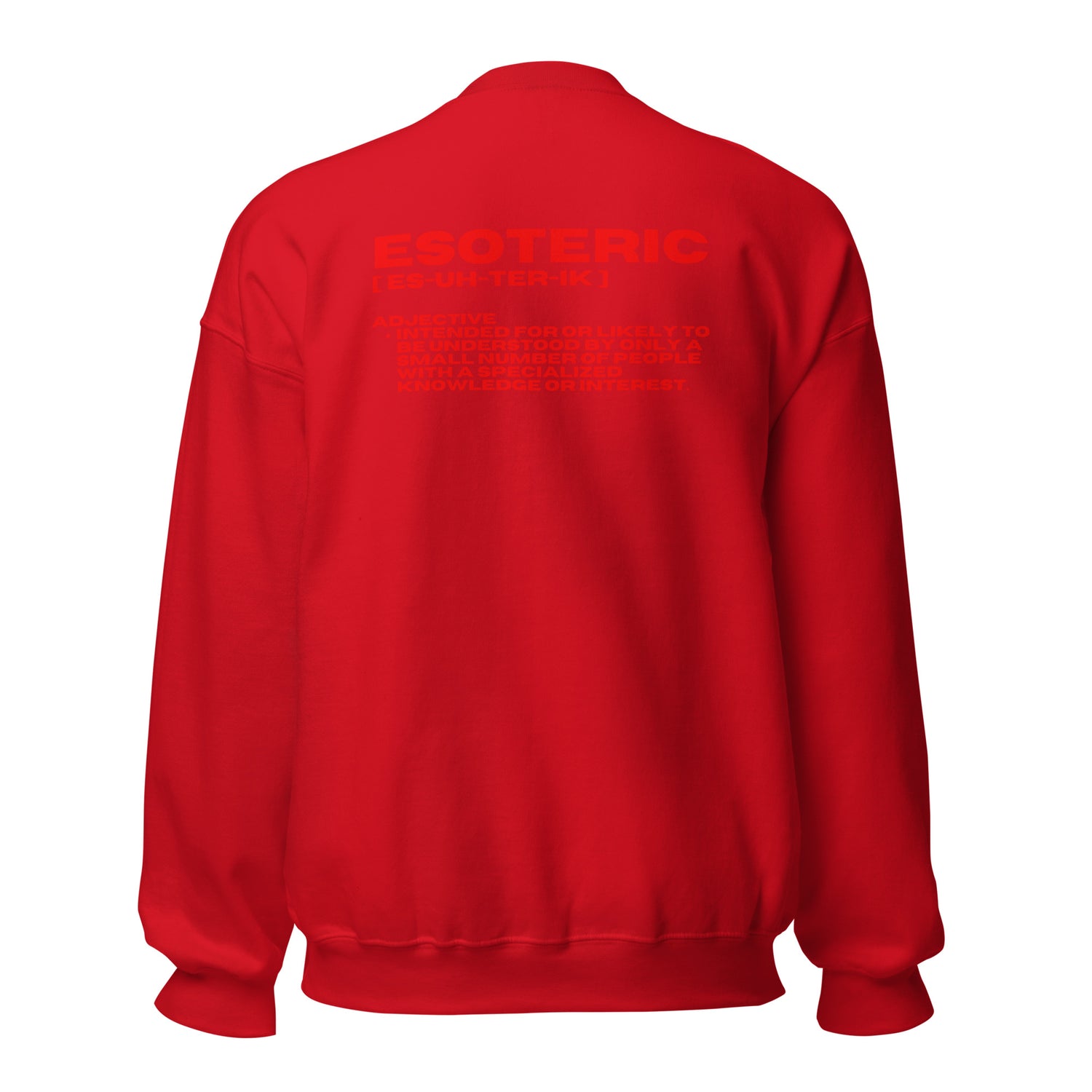 ESOTERIC Logo Unisex Sweatshirt {{TRADEMARKED}}™️