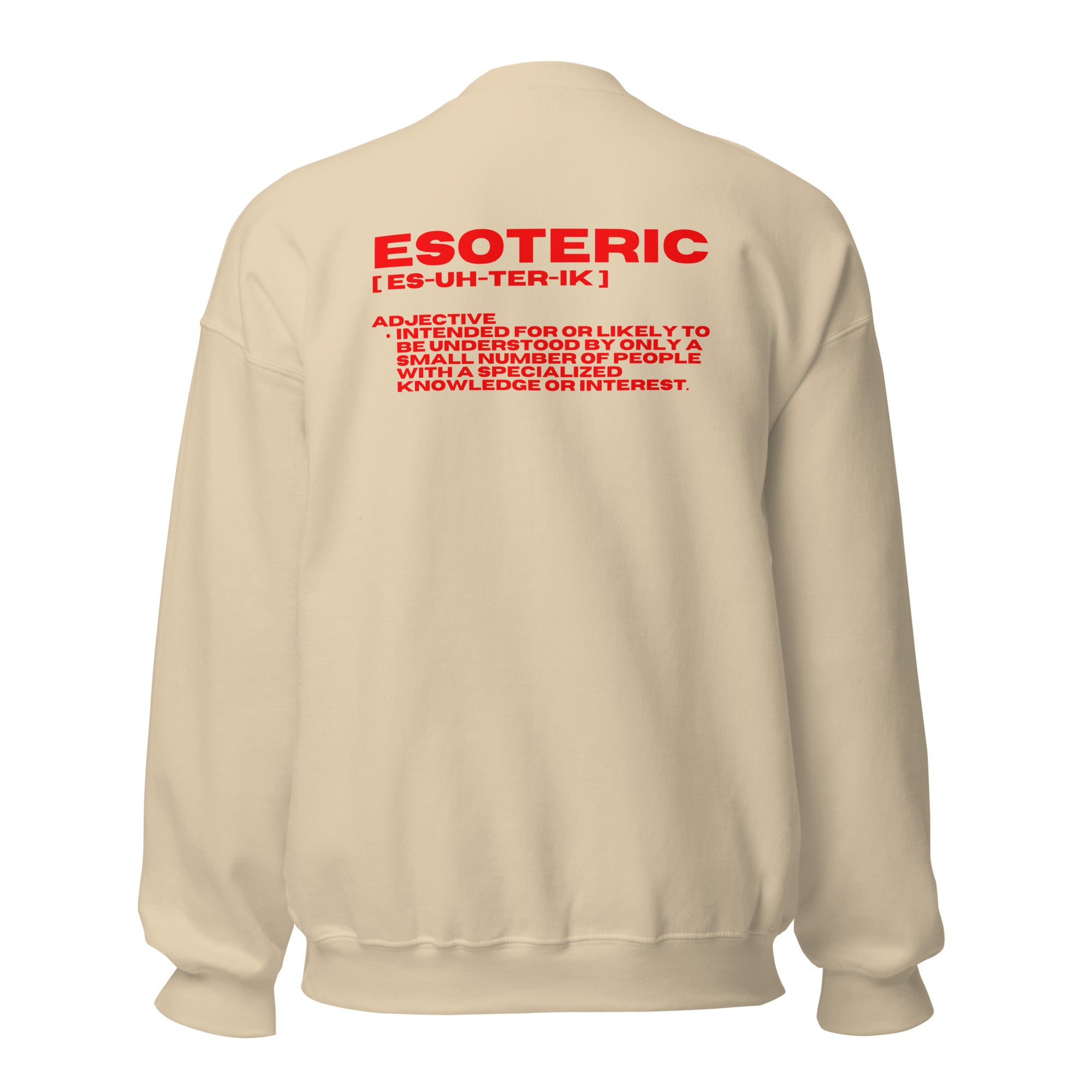 ESOTERIC Logo Unisex Sweatshirt {{TRADEMARKED}}™️