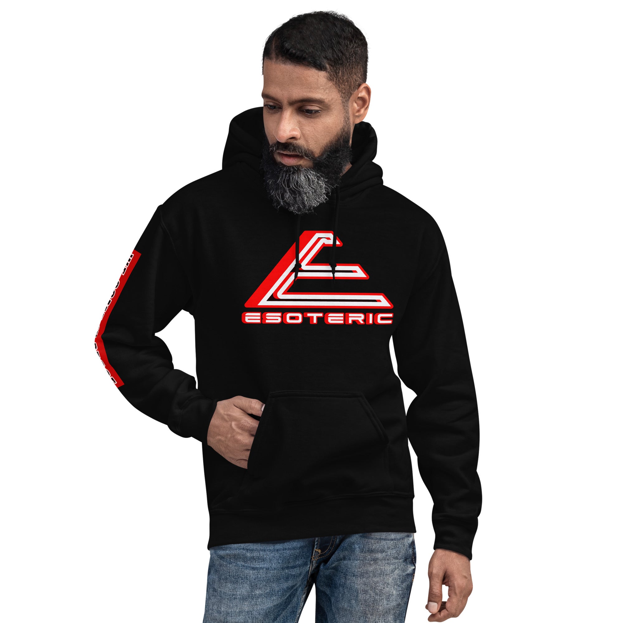 Black ESOTERIC logo hoodie