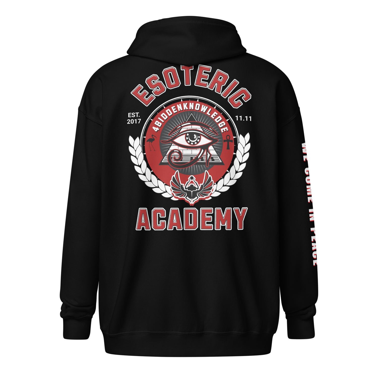Academy Unisex heavy blend zip hoodie {{TRADEMARKED}}