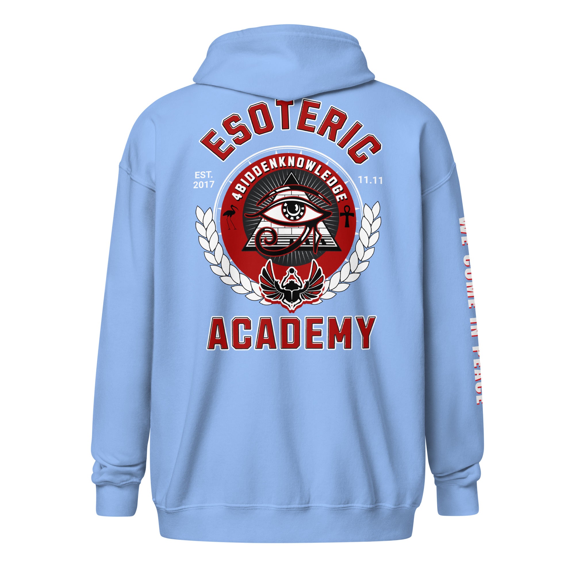 Academy Unisex heavy blend zip hoodie {{TRADEMARKED}}