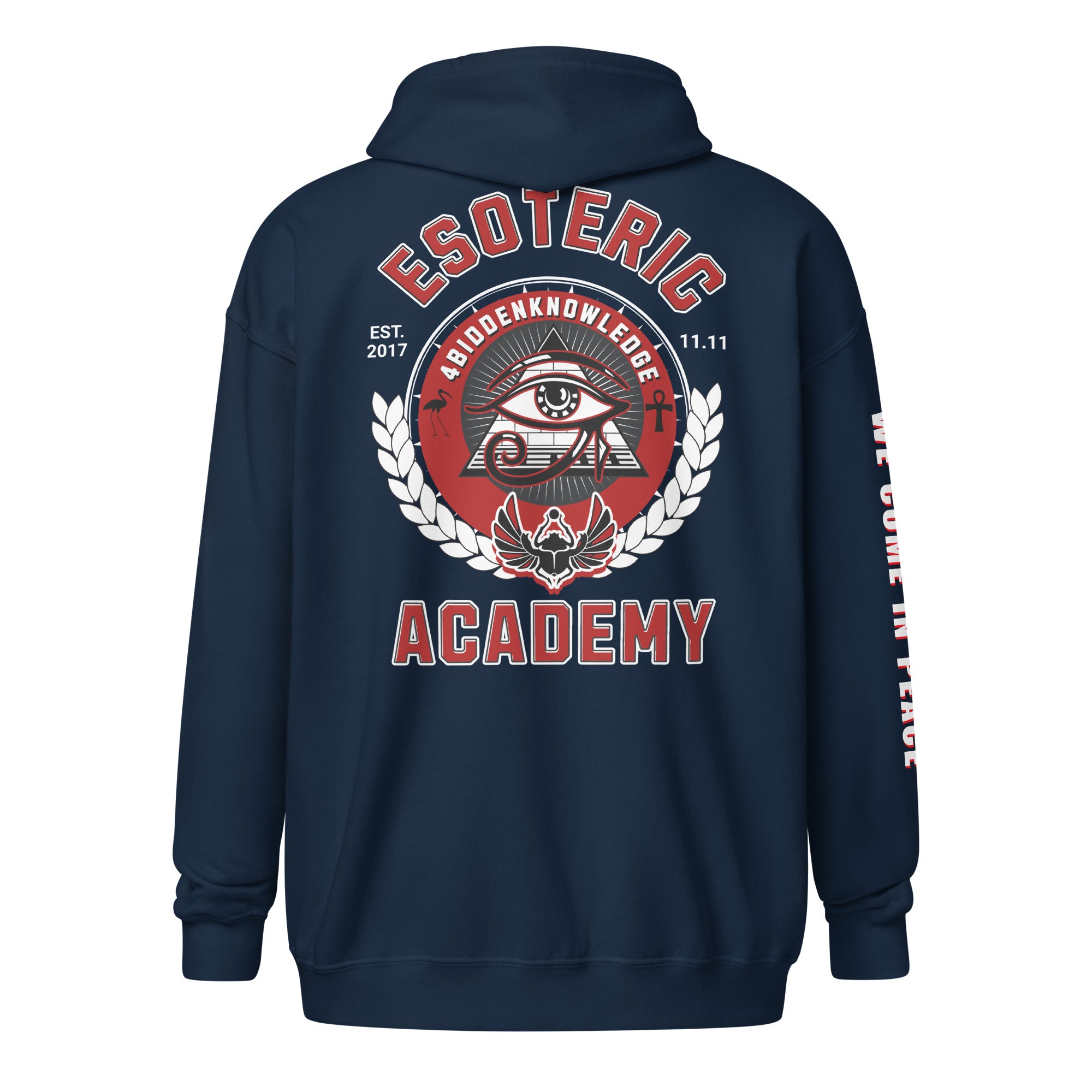 Academy Unisex heavy blend zip hoodie {{TRADEMARKED}}