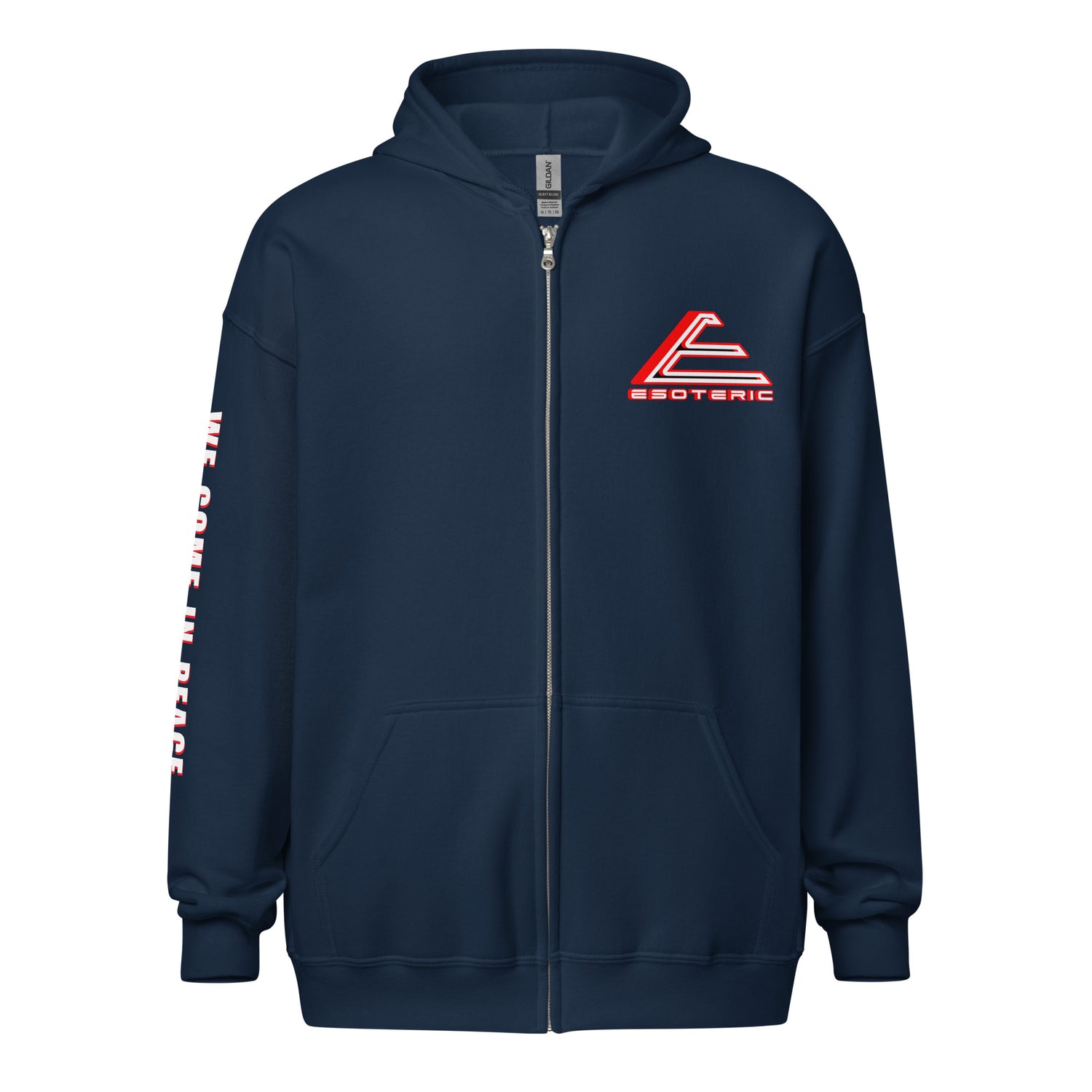 Academy Unisex heavy blend zip hoodie {{TRADEMARKED}}