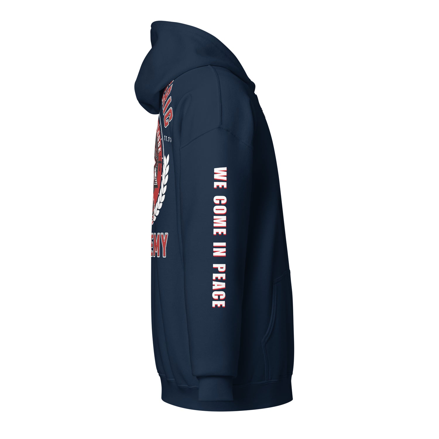 Academy Unisex heavy blend zip hoodie {{TRADEMARKED}}