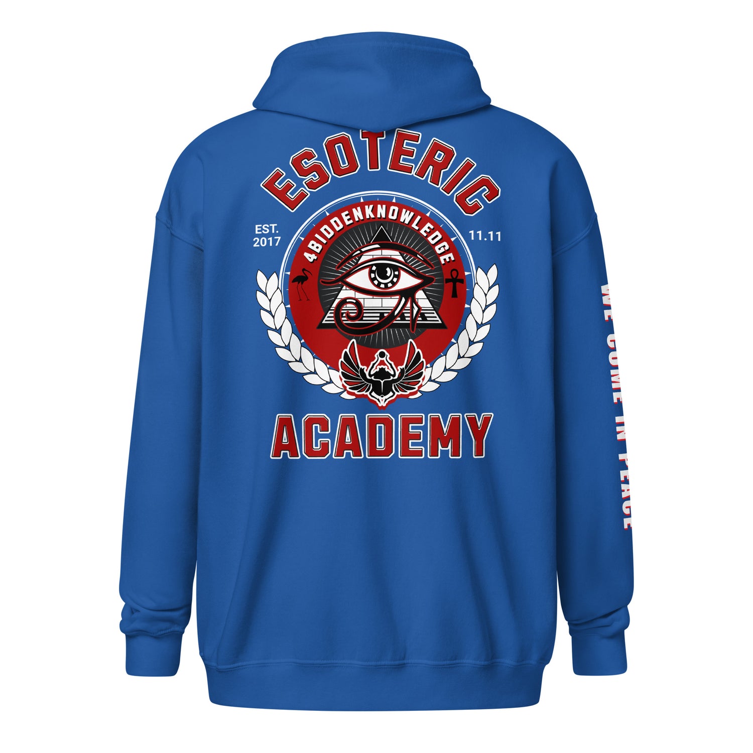 Academy Unisex heavy blend zip hoodie {{TRADEMARKED}}