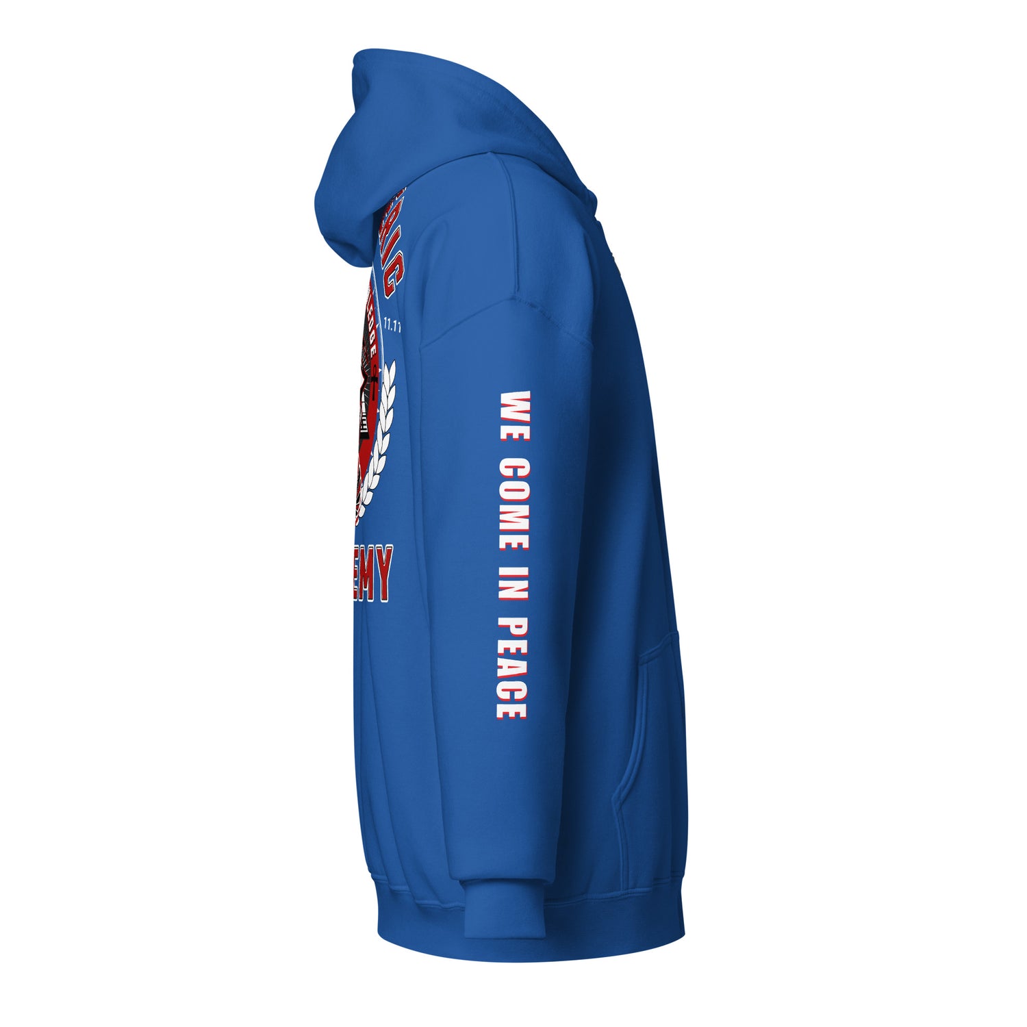 Academy Unisex heavy blend zip hoodie {{TRADEMARKED}}