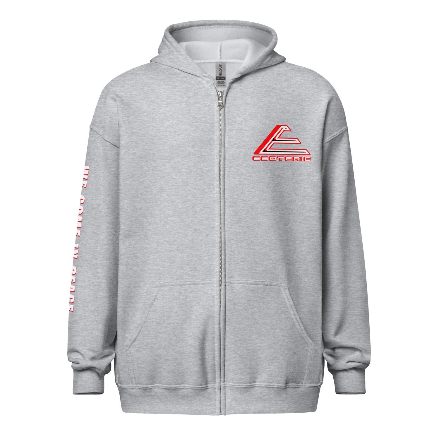 Academy Unisex heavy blend zip hoodie {{TRADEMARKED}}