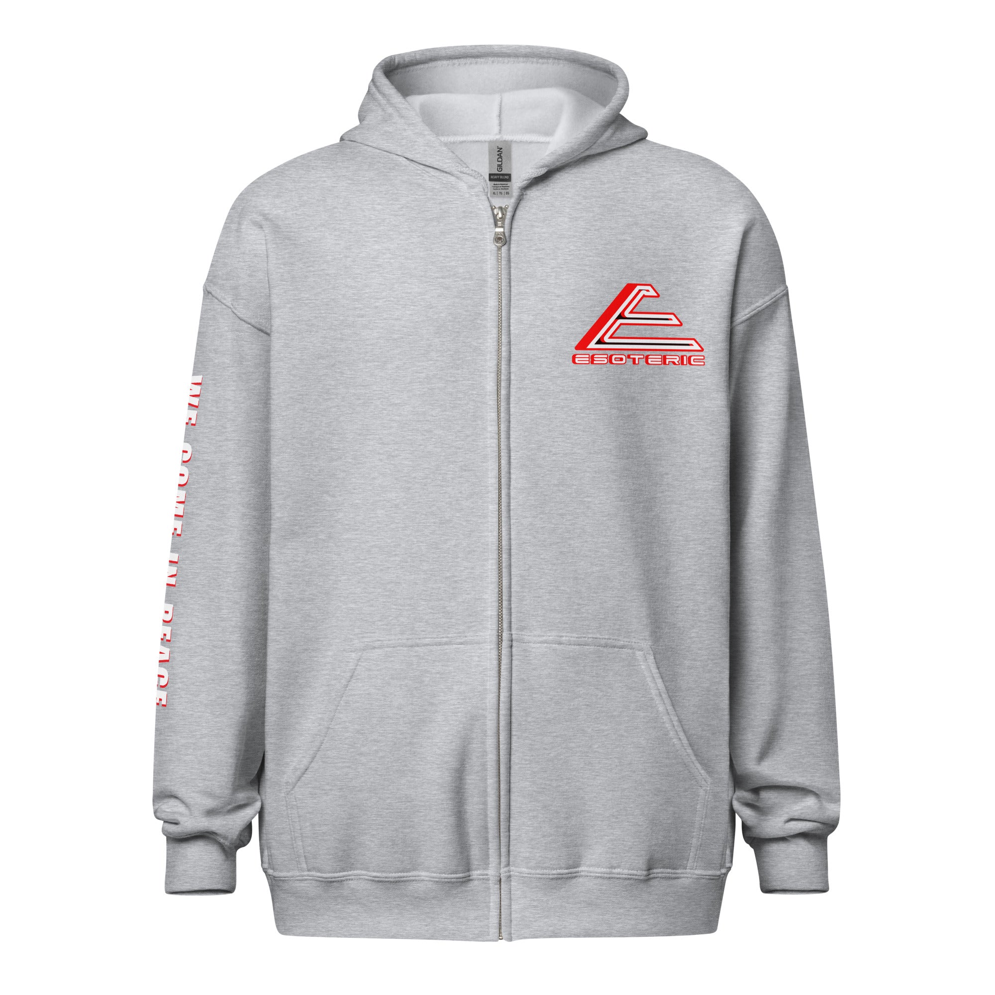 Academy Unisex heavy blend zip hoodie {{TRADEMARKED}}