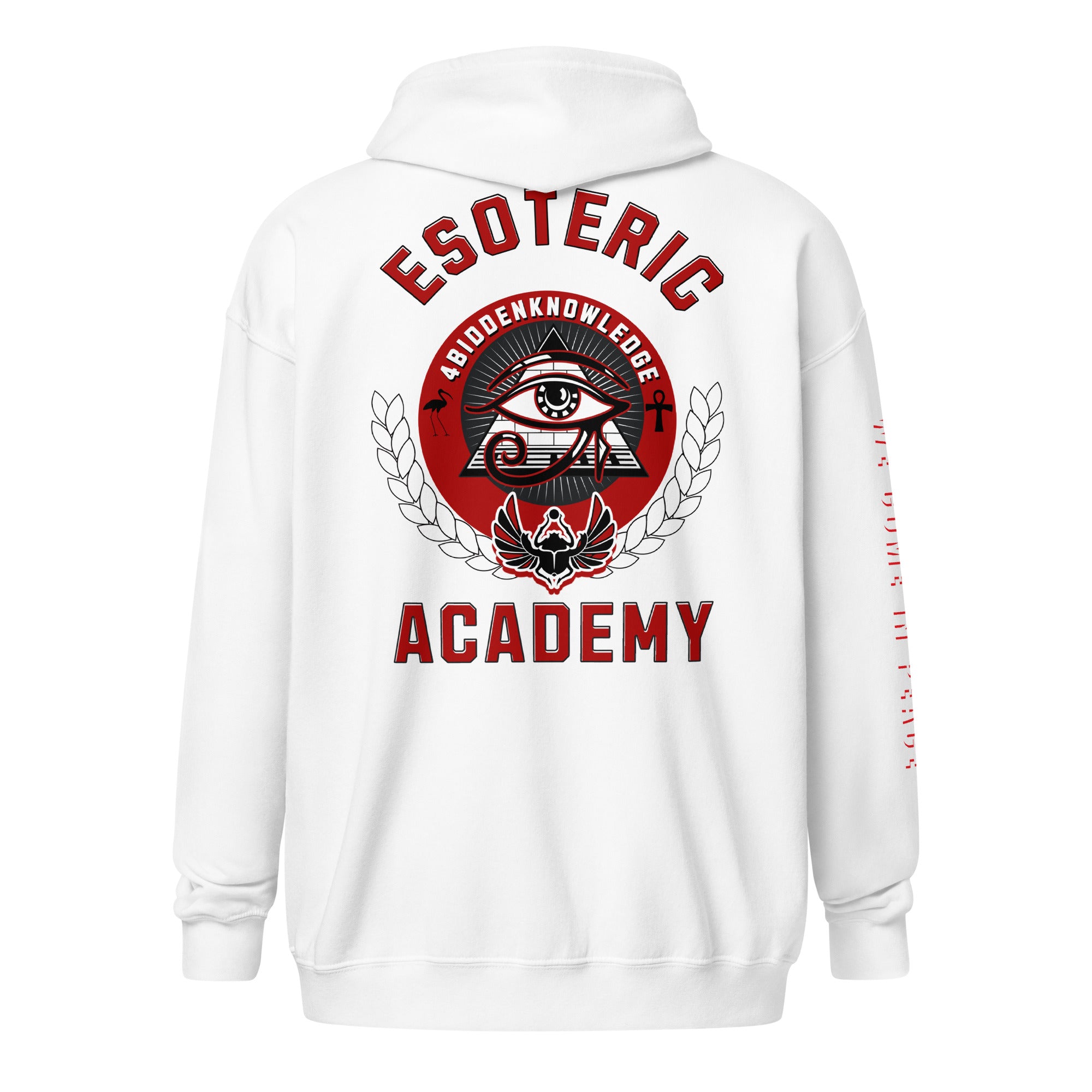Academy Unisex heavy blend zip hoodie {{TRADEMARKED}}