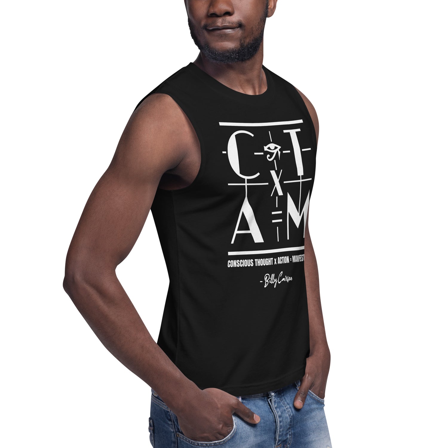 "CONSCIOUS THOUGHT..."  Muscle Shirt  {{TRADEMARKED}}™️