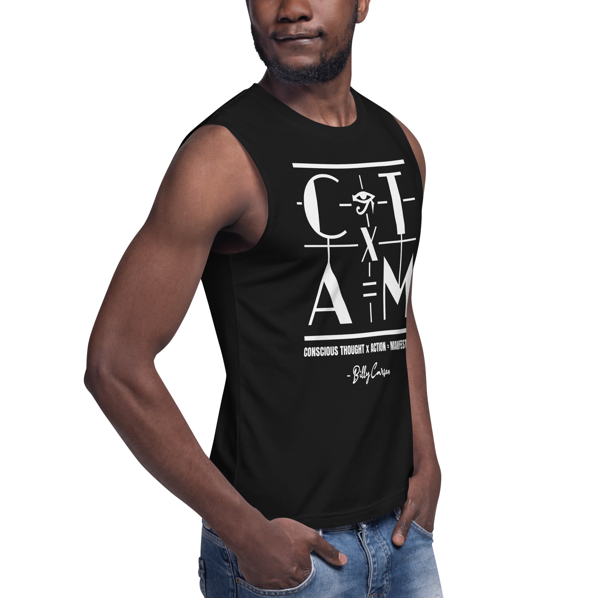"CONSCIOUS THOUGHT..."  Muscle Shirt  {{TRADEMARKED}}™️