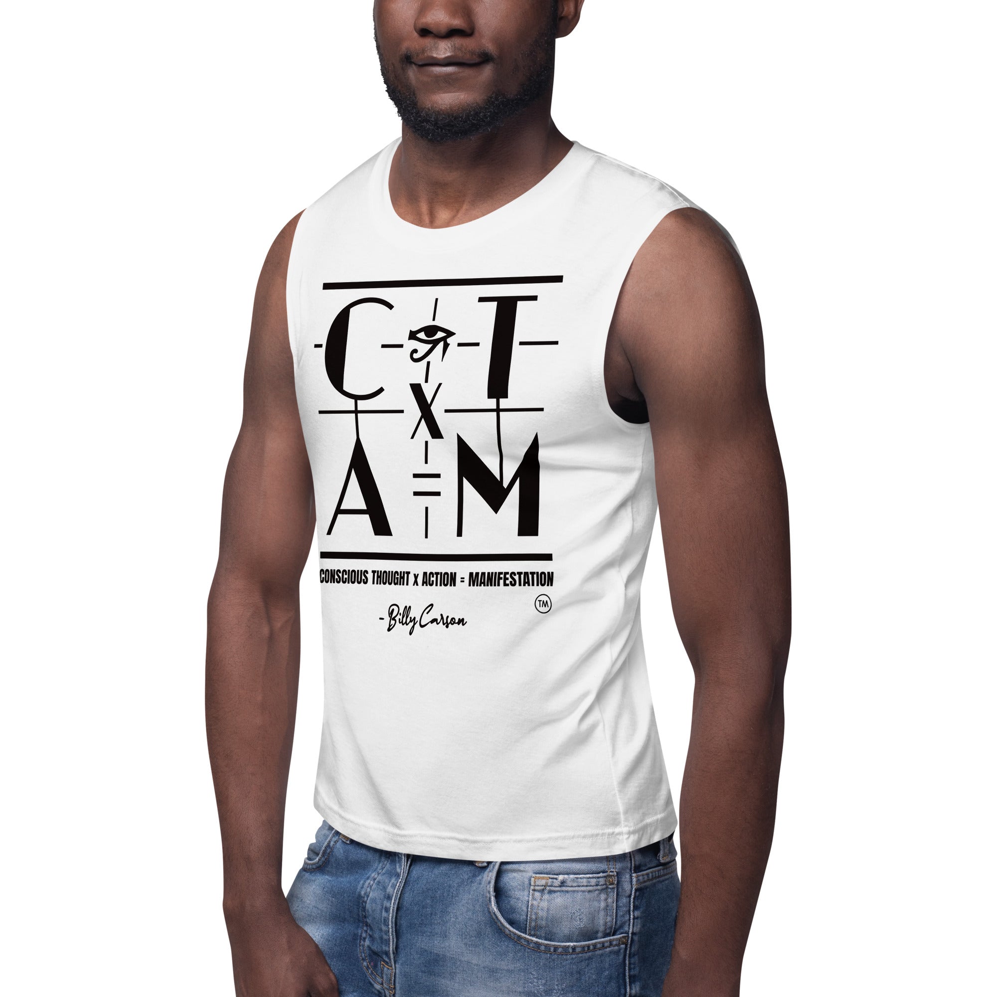 "CONSCIOUS THOUGHT..."  Muscle Shirt  {{TRADEMARKED}}™️
