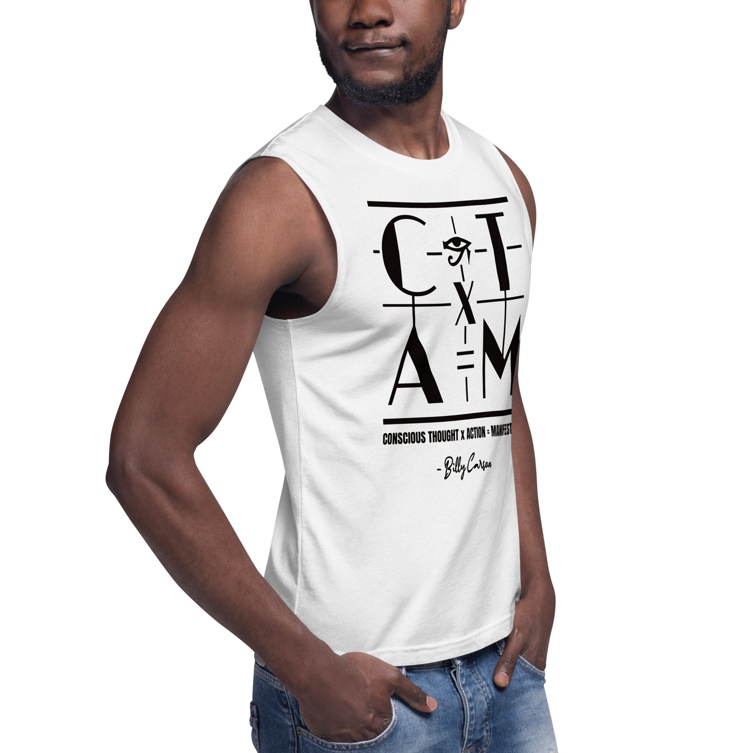 "CONSCIOUS THOUGHT..."  Muscle Shirt  {{TRADEMARKED}}™️
