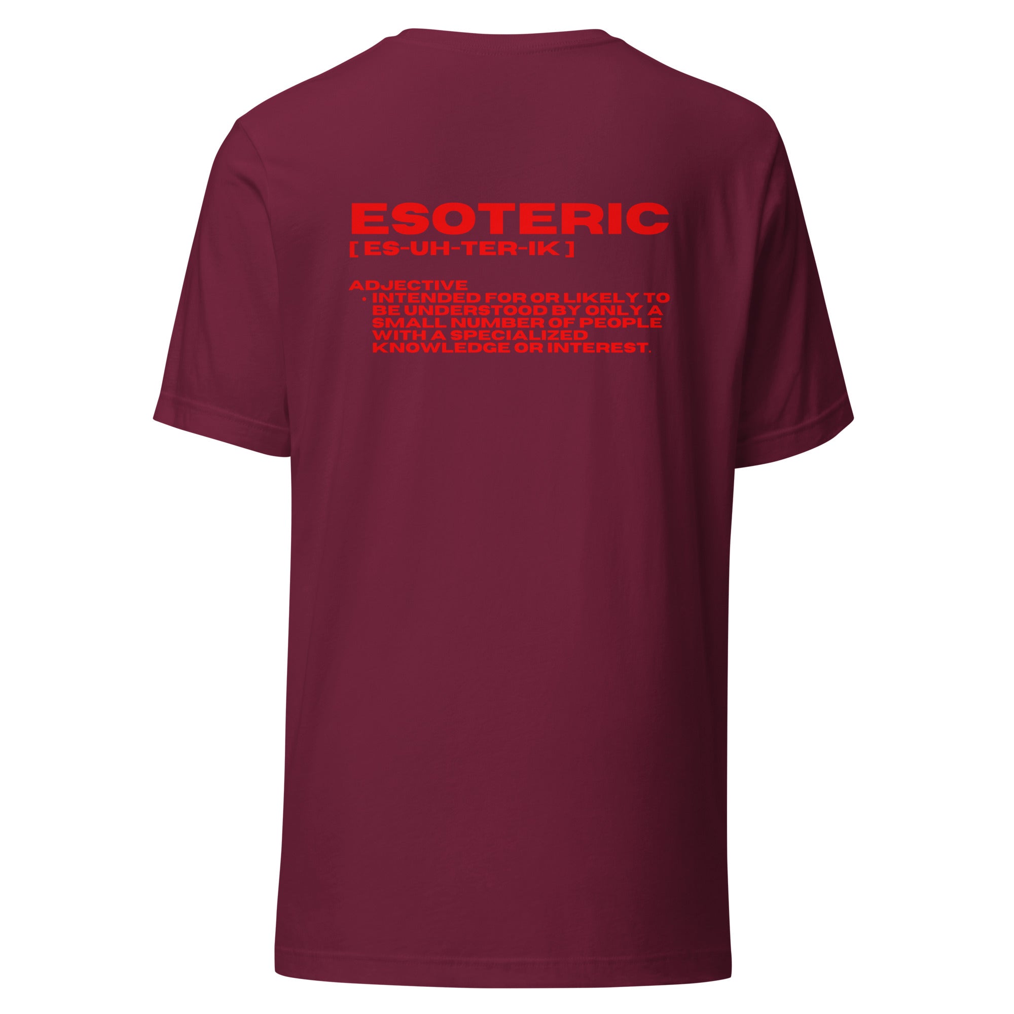Esoteric Logo Unisex t-shirt {{TRADEMARKED}}™️