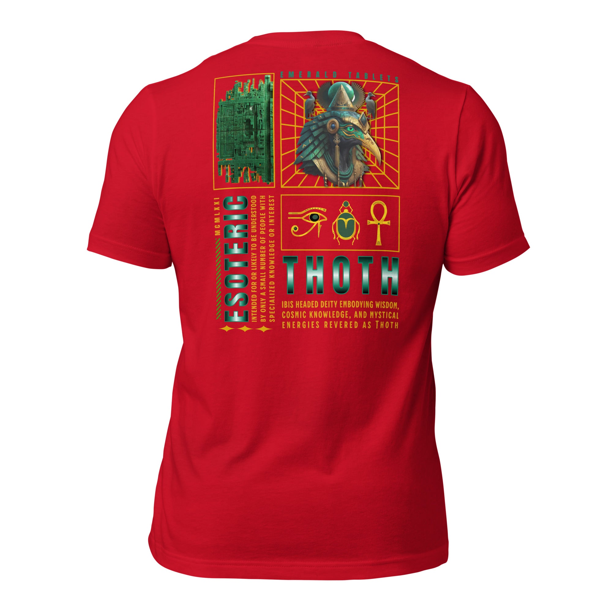 *Back Design* Thoth I Unisex t-shirt {{TRADEMARKED}}™️