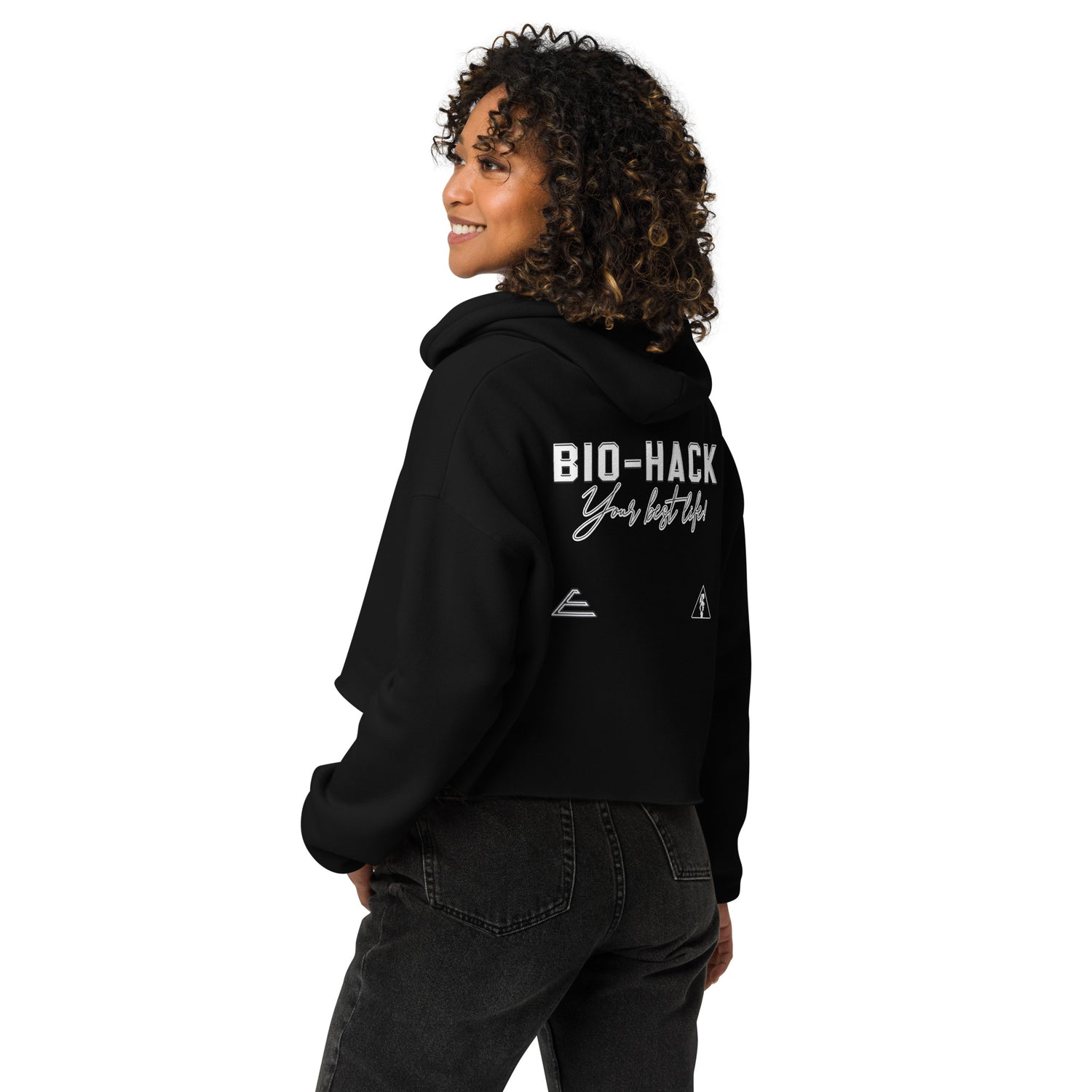 BIO-HACK Crop Hoodie {{TRADEMARKED}}™️