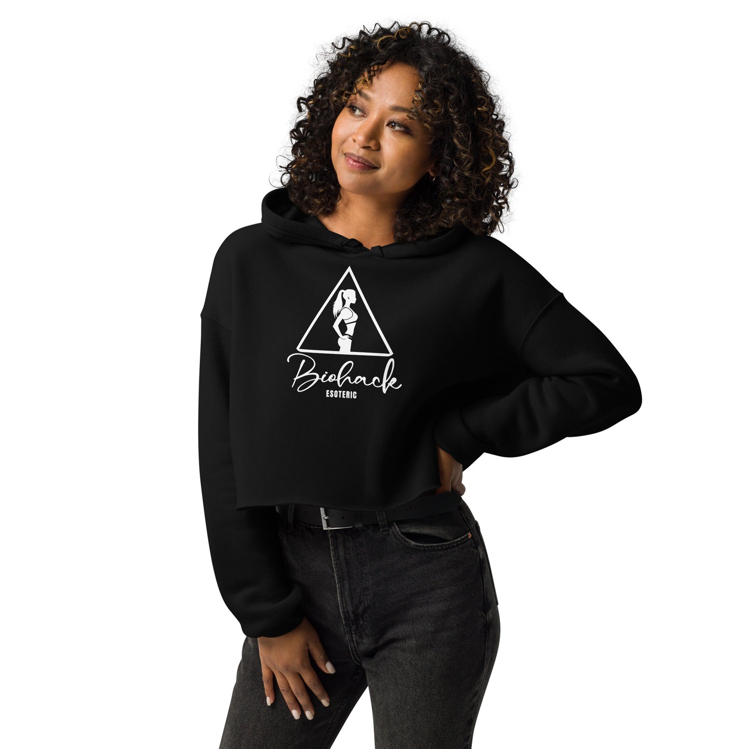 BIO-HACK Crop Hoodie {{TRADEMARKED}}™️