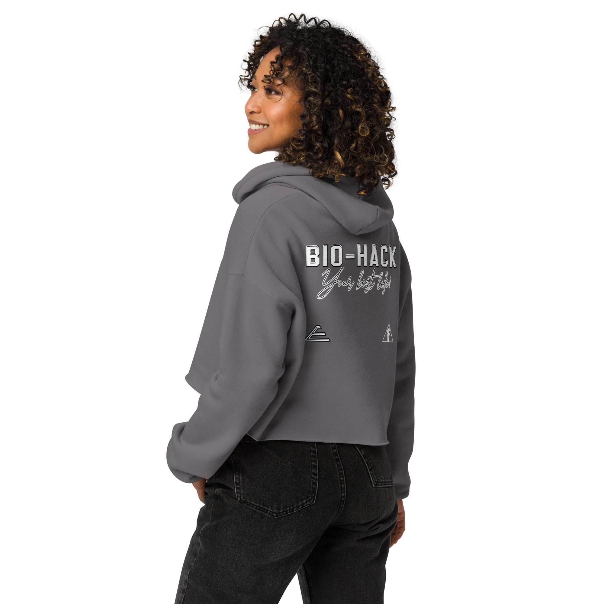 BIO-HACK Crop Hoodie {{TRADEMARKED}}™️