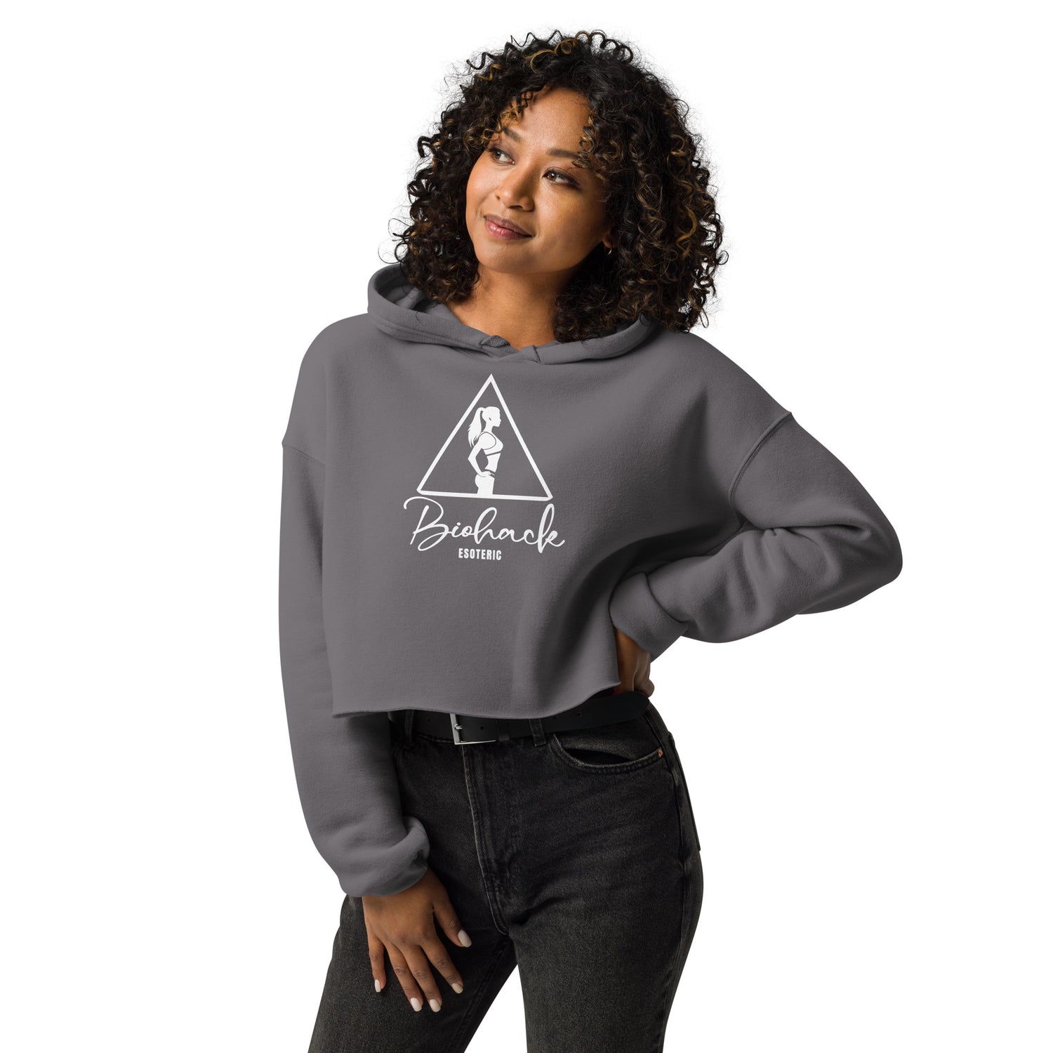 BIO-HACK Crop Hoodie {{TRADEMARKED}}™️