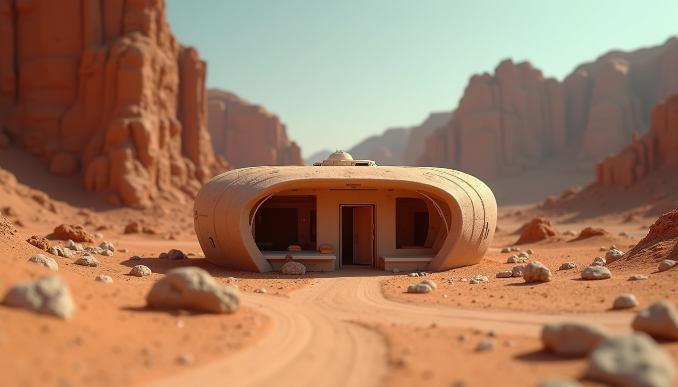 Building Bioplastic Habitats on Mars Using Algae for a Sustainable Future