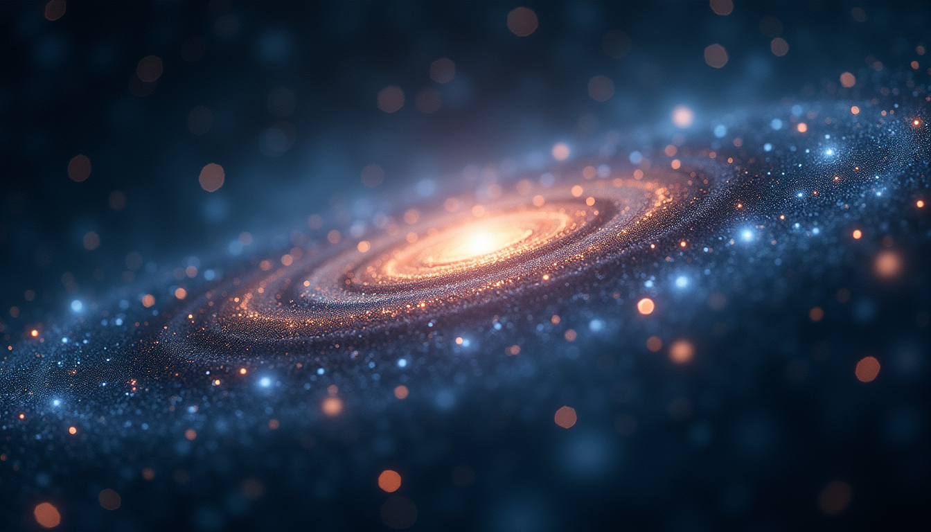 The Mysterious Cosmic Collision Behind the Odd Line of Galaxies