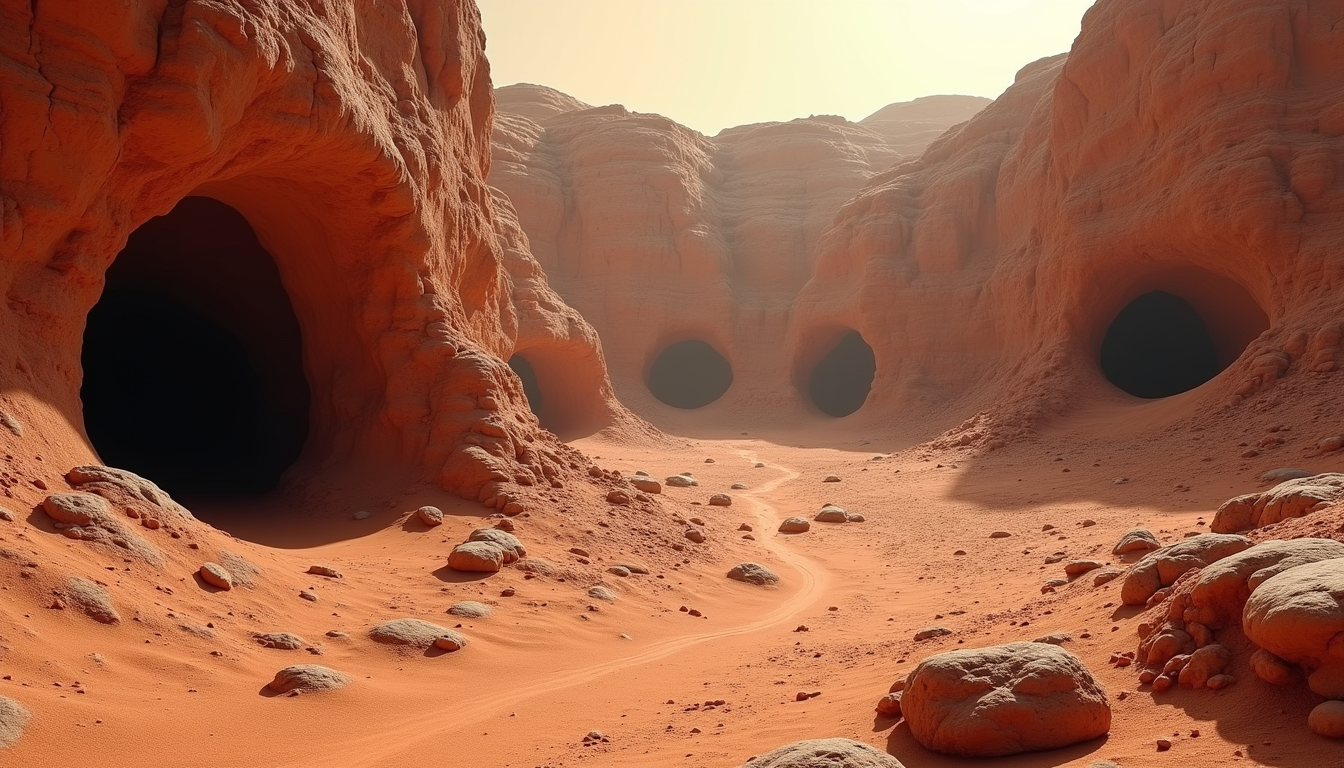 Could Water-Carved Caves on Mars Reveal Evidence of Ancient Life?