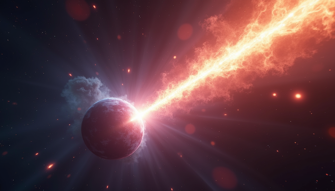 Astronomers Capture Stunning Images of Massive Plasma Eruption from Distant Star