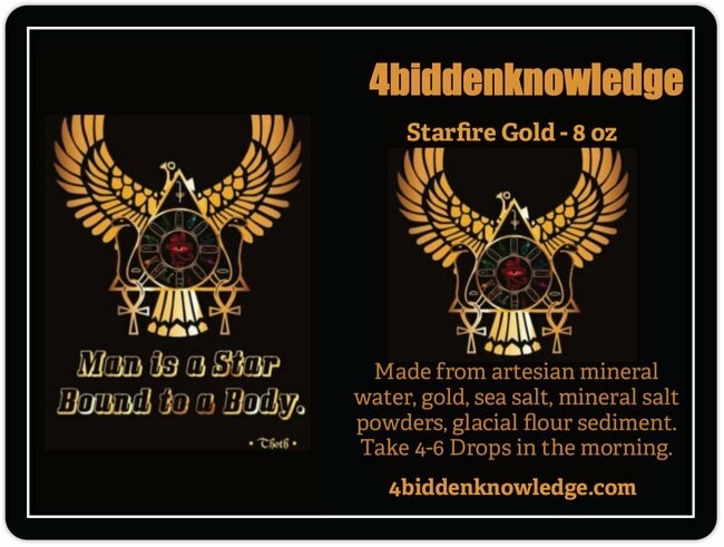 Alchemical Elixir of the Anunnaki - Starfire Gold - Liquid Ormes - 8 oz