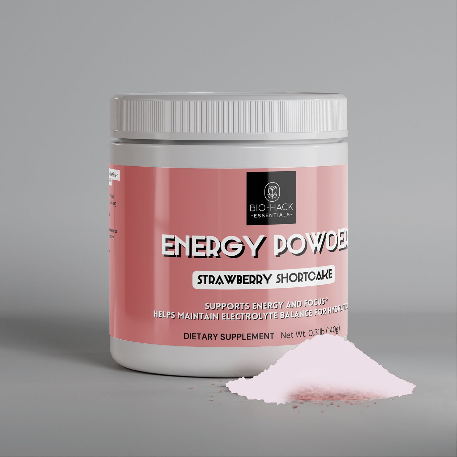 Energy Powder (Strawberry Shortcake)