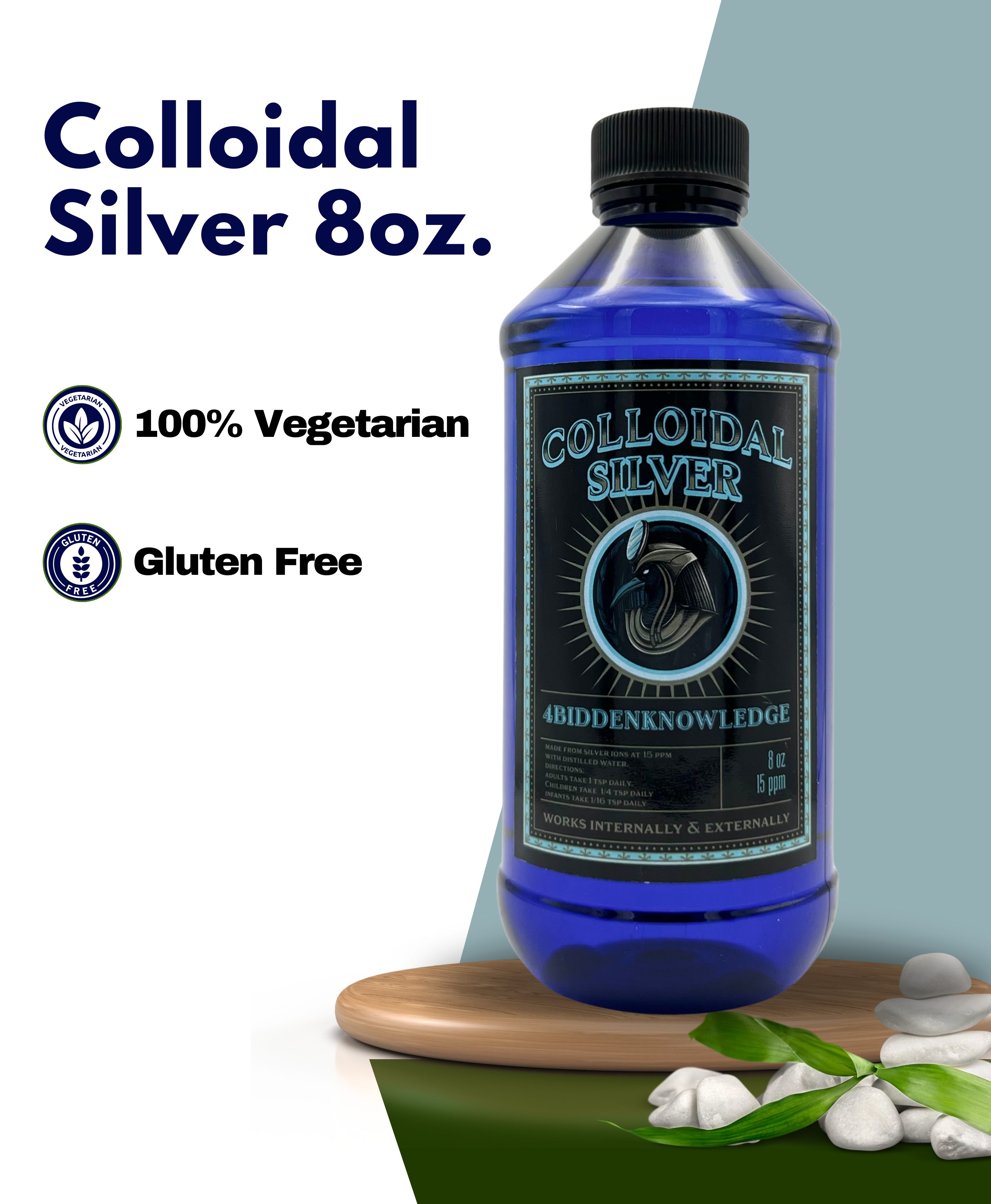 COLLOIDAL SILVER 8 OUNCE 15PPM