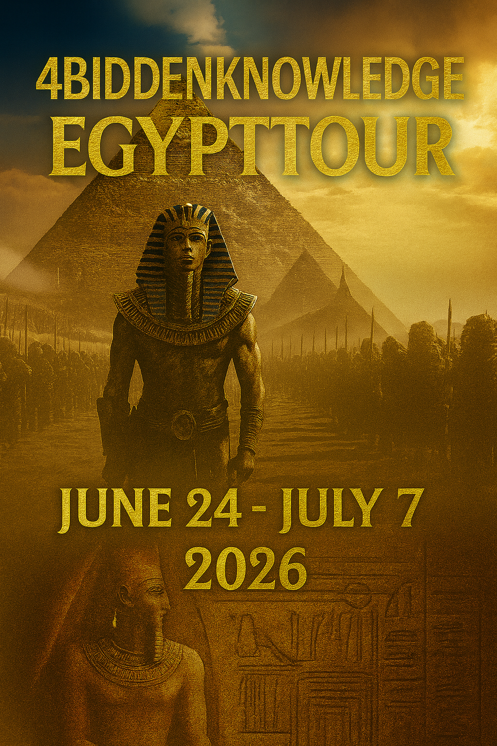 4Biddenknowledge Egypt Tour June 24- July 7, 2026