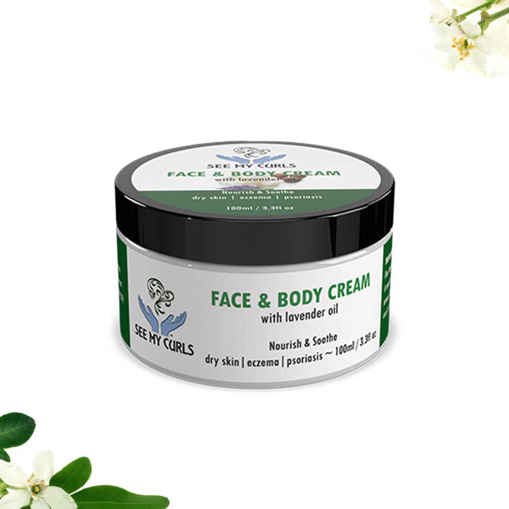 Face and Body Cream with Lavender Oil