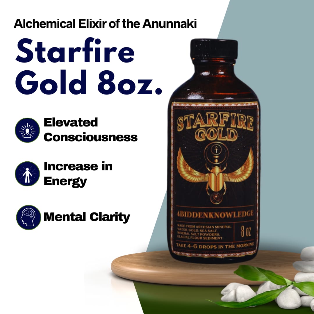 Alchemical Elixir of the Anunnaki - Starfire Gold - Liquid Ormes - 8 oz