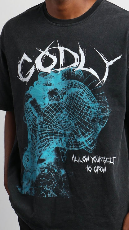 Godly &quot;Allow Yourself to Grow&quot; Vintage Washed tee