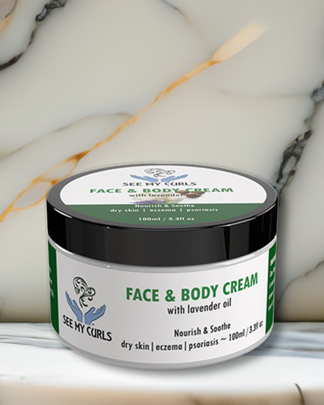 Face and Body Cream with Lavender Oil